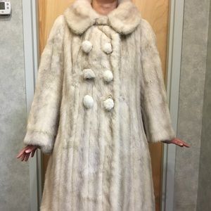 Tourmaline full length mink coat
